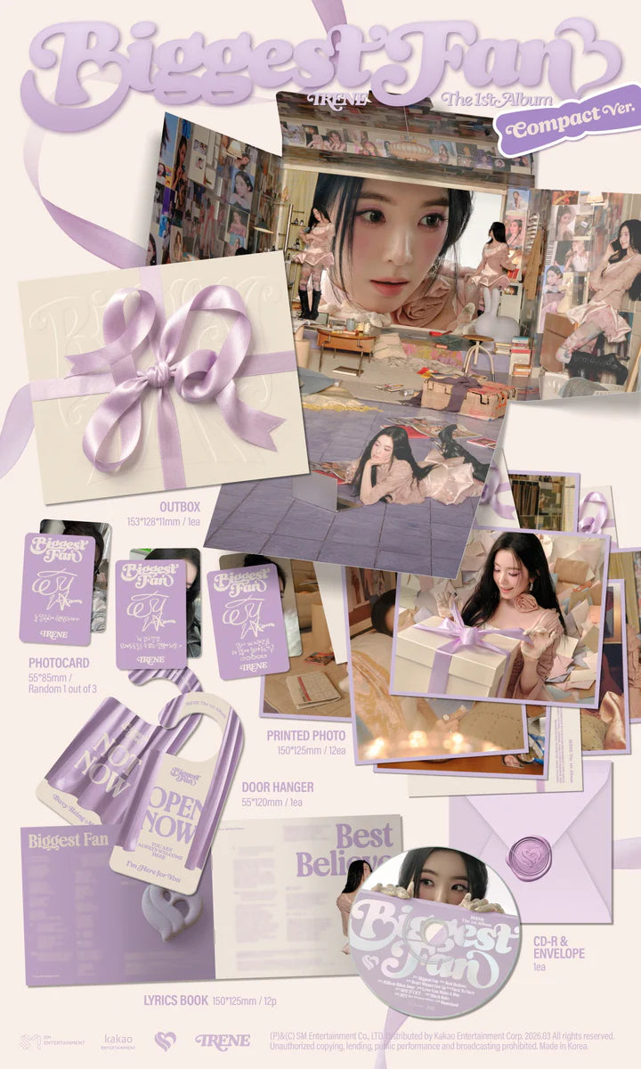 IRENE (RED VELVET) - BIGGEST FAN 1ST FULL ALBUM [COMPACT VER.]