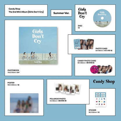 CANDY SHOP - GIRLS DON'T CRY 2ND MINI ALBUM