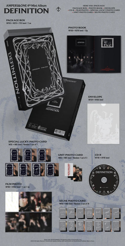 AMPERS&ONE - DEFINITION 4TH MINI ALBUM [HERE VER.]