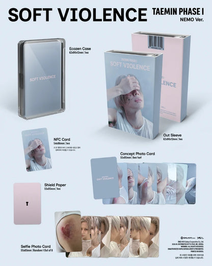 TAEMIN (SHINEE) - PHASE I: SOFT VIOLENCE ALBUM [NEMO VER.]