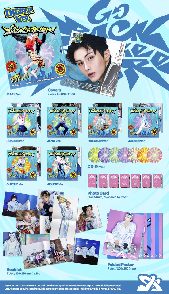 NCT DREAM - REGRESAR AL FUTURO 5.º ÁLBUM [VERSIÓN DIGIPACK]