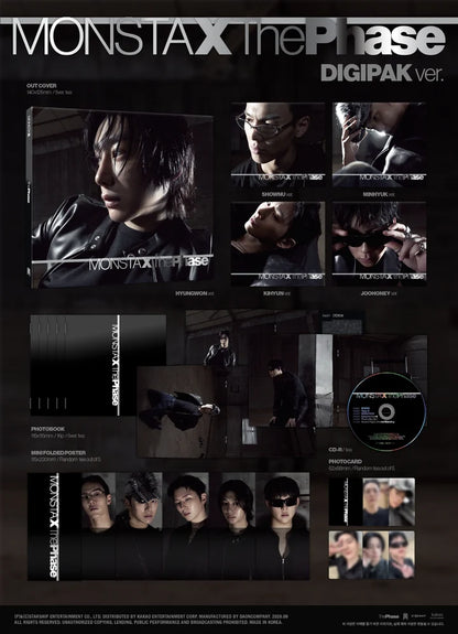 MONSTA X - THE PHASE EP ALBUM [DIGIPACK VER.]
