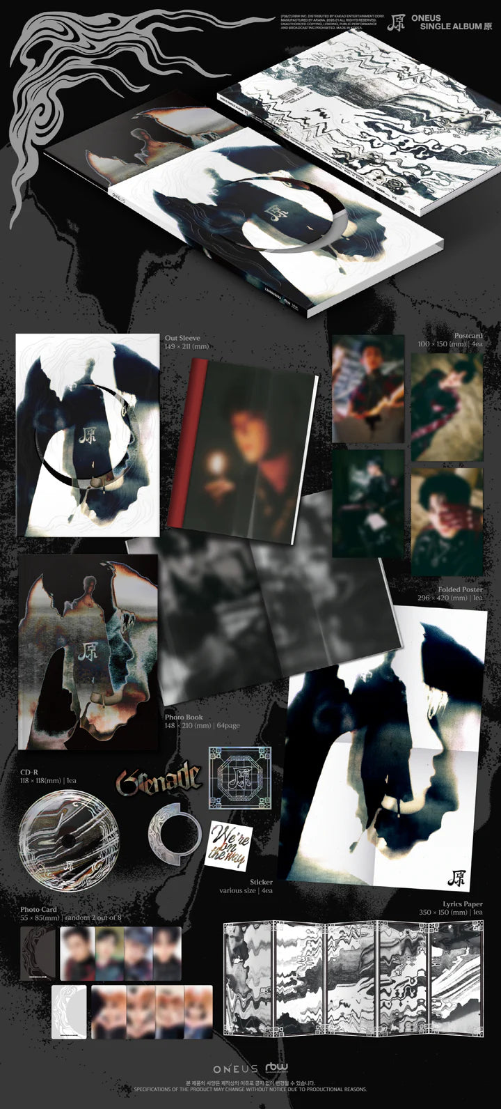 (PRE-ORDER) ONEUS - 原 / 원 [ONE ORIGIN] SINGLE ALBUM