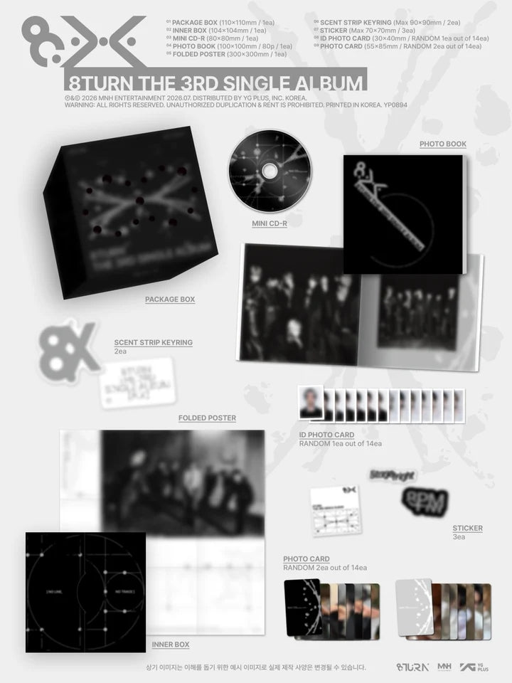 8TURN - 8.X 3RD SINGLE ALBUM