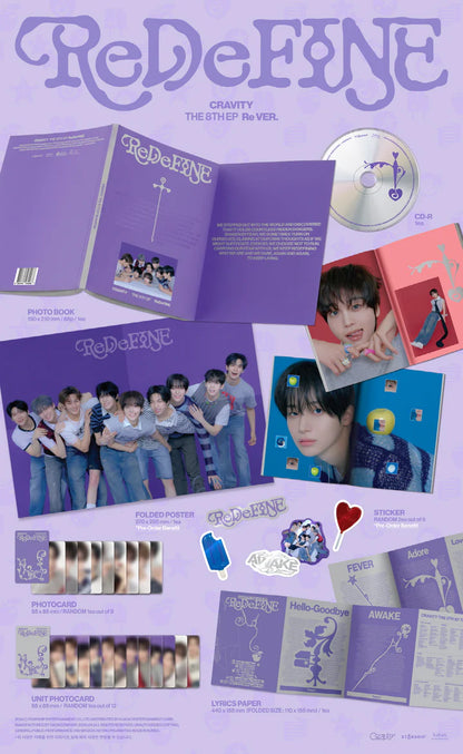CRAVITY - REDEFINE 8TH MINI ALBUM [RE VER.]
