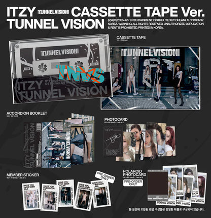 ITZY - TUNNEL VISION ALBUM [CASSETTE TAPE VER.]