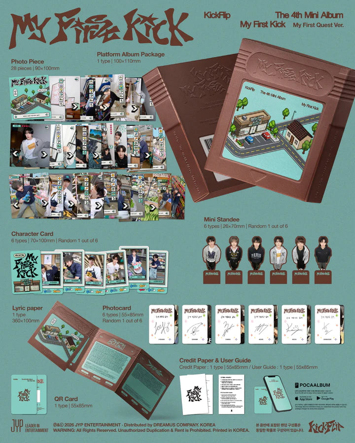 KICKFLIP - MY FIRST KICK 4TH MINI ALBUM [PLATAFORM VER.]