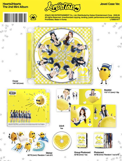 HEARTS2HEARTS - LEMON TANG 2ND MINI ALBUM [JEWEL CASE VER.]