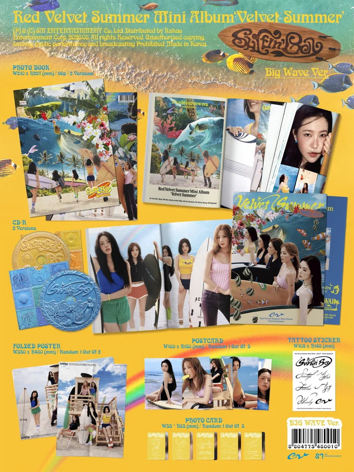 RED VELVET - VELVET SUMMER MINI ALBUM [BIG WAVE VER.]
