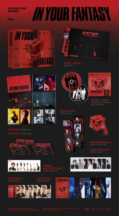 ATEEZ - WORLD TOUR IN YOUR FANTASY 2025 INCHEON DVD