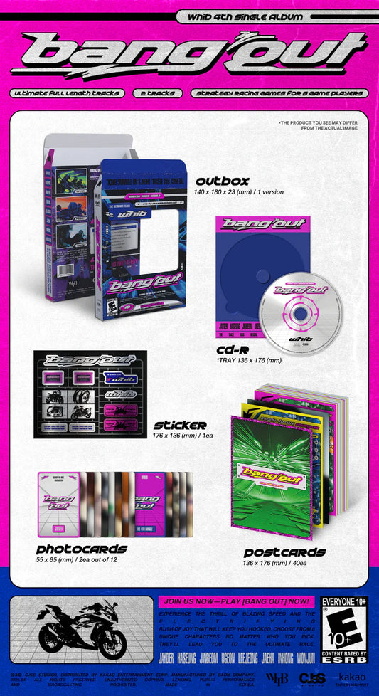WHIB - BANG OUT 4TH SINGLE ALBUM