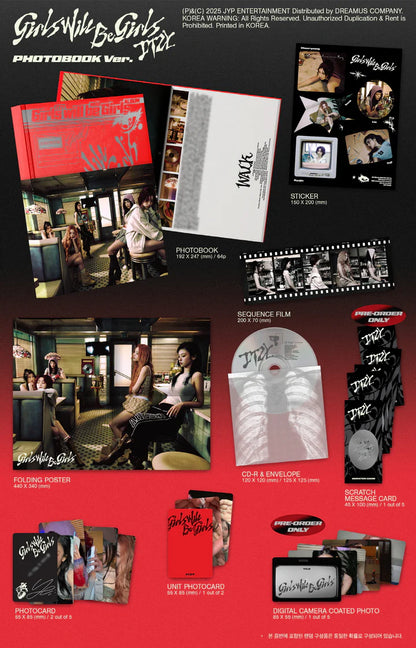 ITZY - GIRLS WILL BE GIRLS ALBUM [PHOTOBOOK VER.]