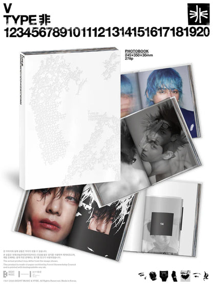 (PRE-ORDER) V (BTS) - ‘TYPE 非’ [PHOTOBOOK VER.]
