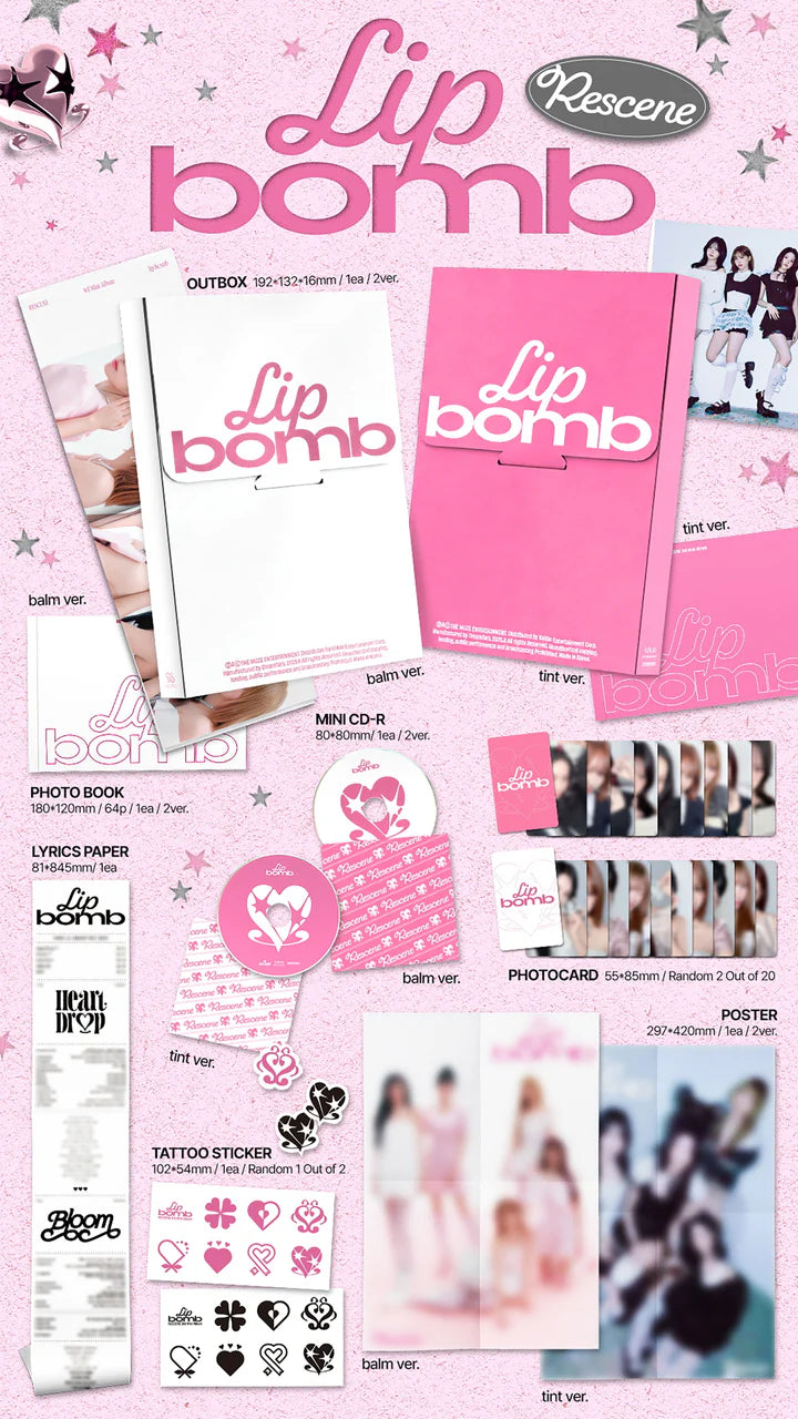 RESCENE - LIP BOMB THE 3RD MINI ALBUM