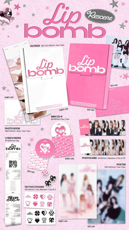 RESCENE - LIP BOMB THE 3RD MINI ALBUM