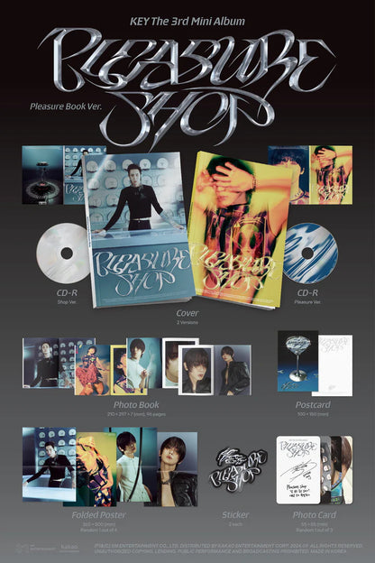 KEY (SHINEE) - PLEASURE SHOP 3ER MINI ÁLBUM [VERSIÓN ENVASE DE CRISTAL]