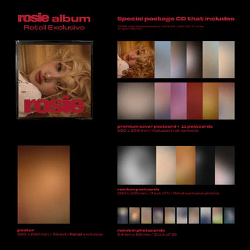 ROSE - ROSIE 1ST STUDIO ALBUM [RETAIL EXCLUSIVE VER.]