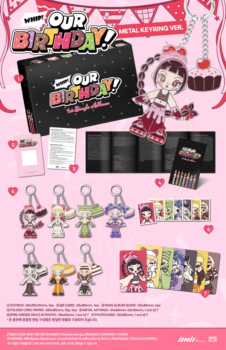 OUTBIRTHDAY - OUR BIRTHDAY 1ST SINGLE ALBUM [METAL KEYRING VER.]