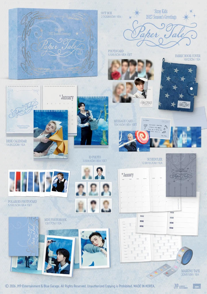 (PRE-ORDER) STRAY KIDS - 2027 SEASON'S GREETING [PAPER TALE]