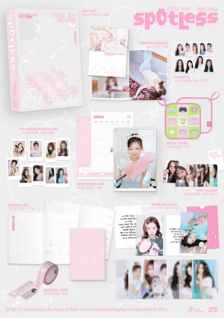 (PRE-ORDER) TWICE - 2027 SEASON'S GREETING [SPOTLESS]