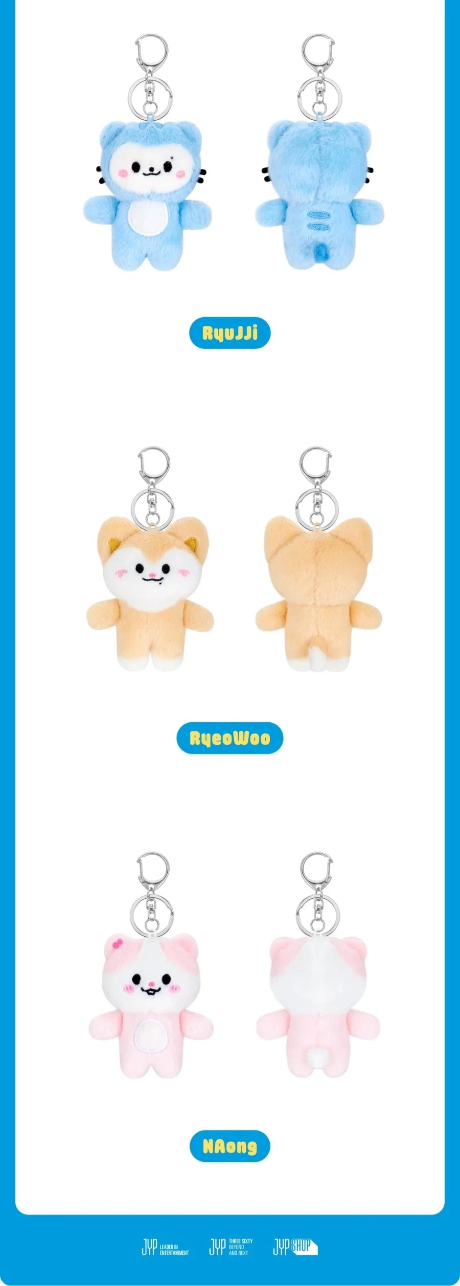 ITZY - MIDZY'S CELLS MD TWINZY MAGNET PLUSH KEYRING BABY VER.