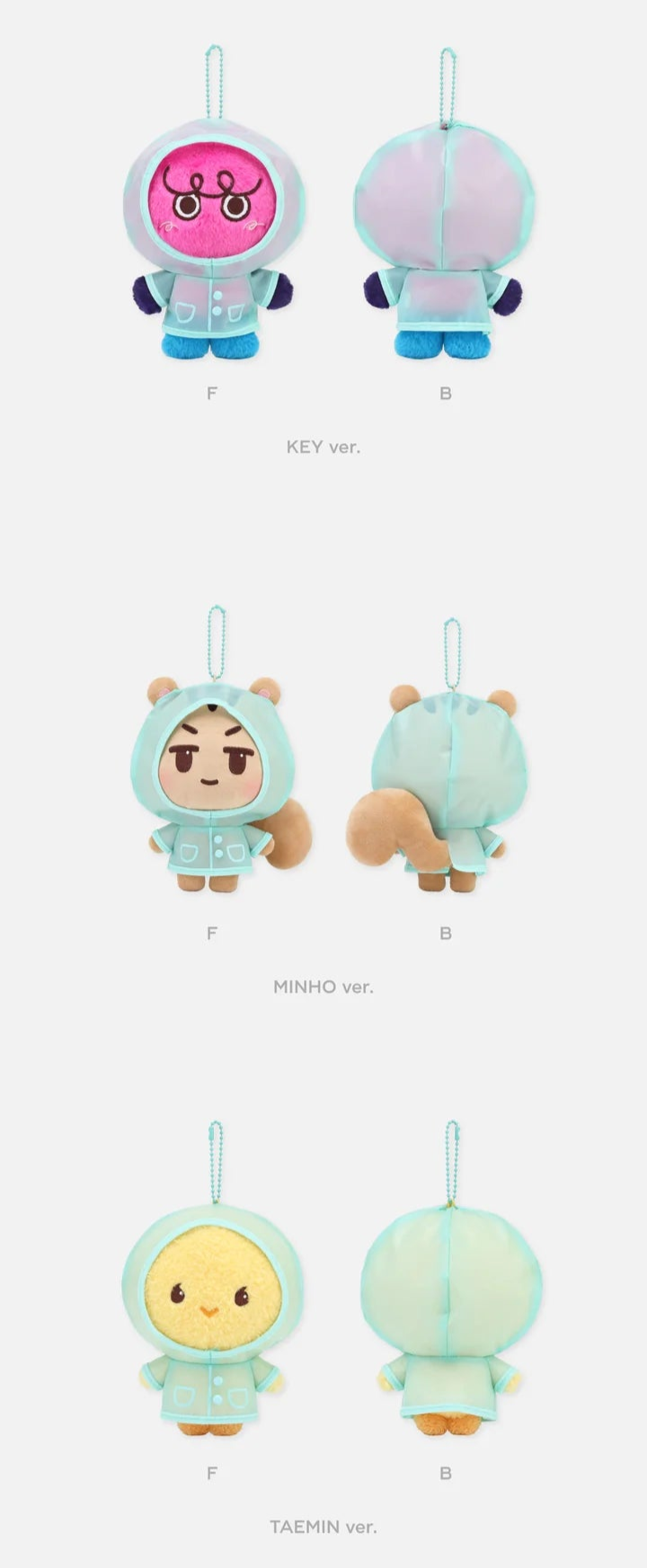 SHINEE - E.S.S.A.Y WORLD VII OFFICIAL MD 15CM DOLL RAINCOAT