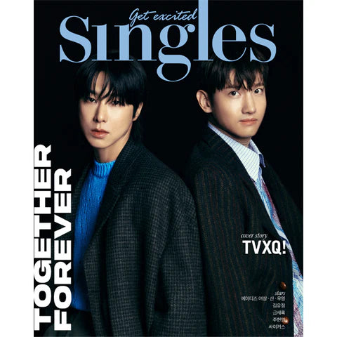 SINGLES MAGAZINE KOREAN - JANUARY 2024 ATEEZ & TVZQ