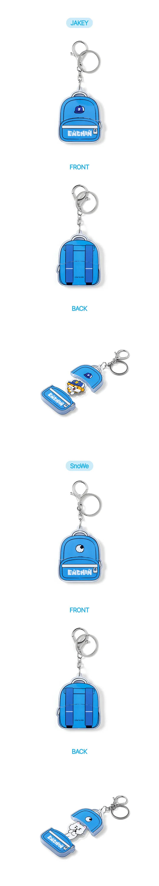 (PRE-ORDER) ENHYPEN - ENCHIN OFFICIAL CHARACTER MD ACRYLIC KEYRING RANDOM
