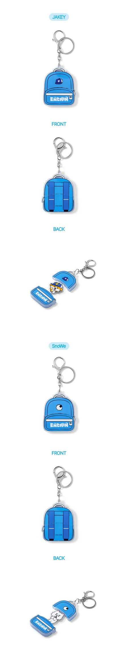 (PRE-ORDER) ENHYPEN - ENCHIN OFFICIAL CHARACTER MD ACRYLIC KEYRING RANDOM