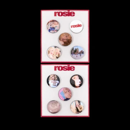 ROSÉ (BLACKPINK) - ROSIE OFFICIAL MD PIN BUTTON SET A