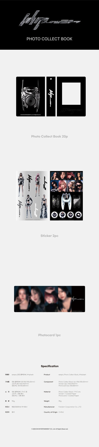 AESPA - WHIPLASH OFFICIAL MD COLLECT BOOK