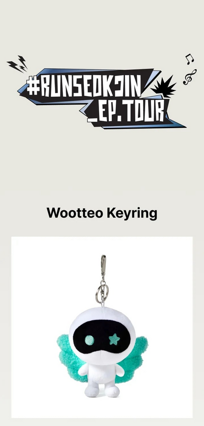 JIN (BTS) - #RUNSEOKJIN_EP.TOUR OFFICIAL MD WOOTTEO KEYRING