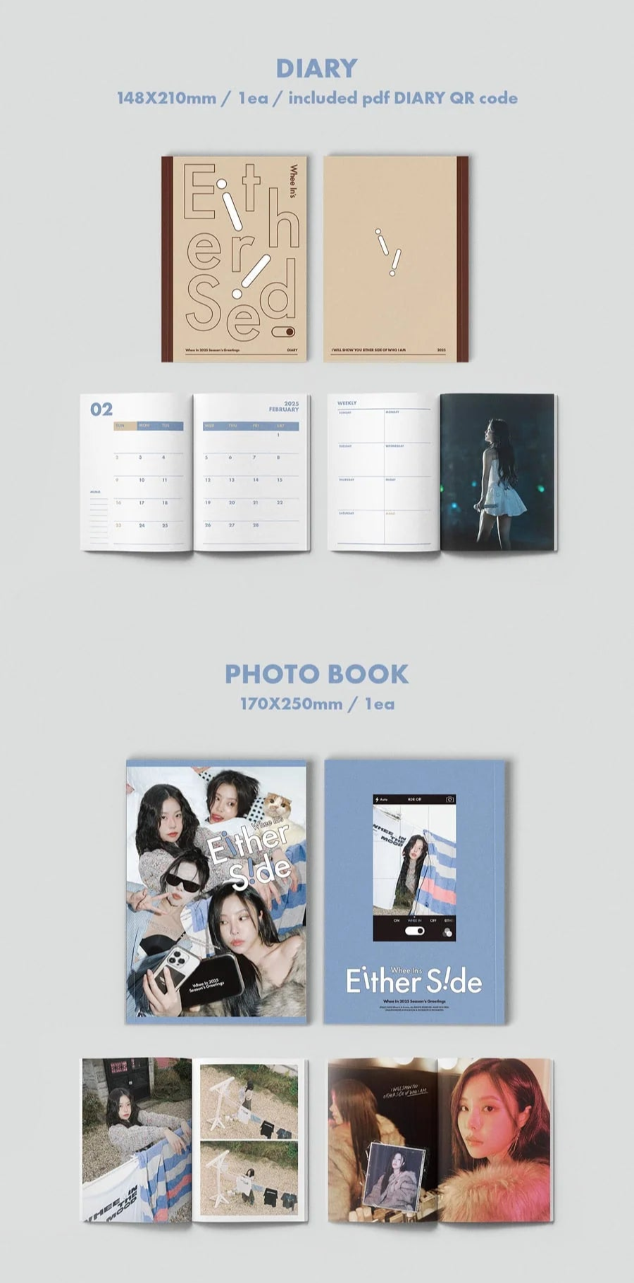 WHEE-IN (MAMAMOO) - 2025 SEASON'S GREETINGS [EITHER SIDE]