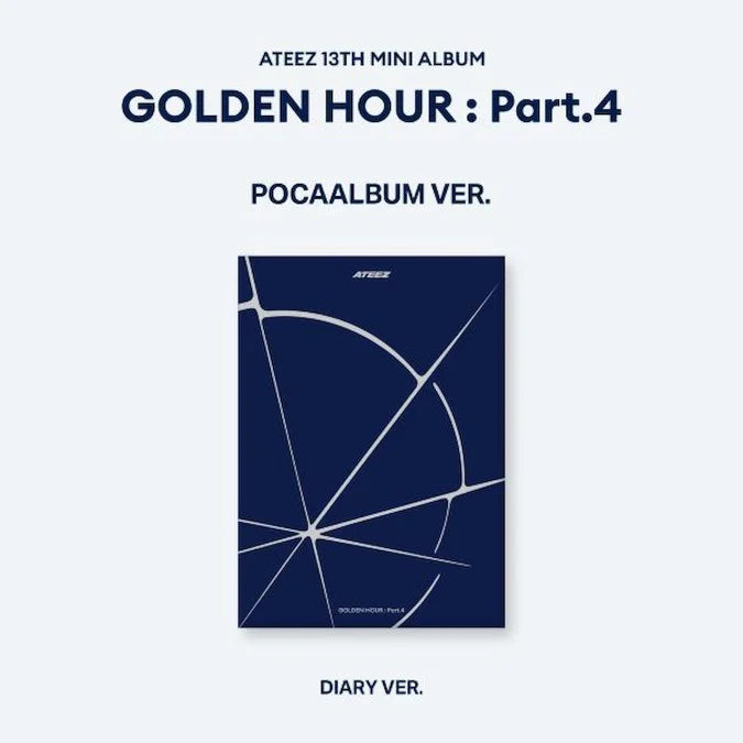 ATEEZ - GOLDEN HOUR : PART.4 13TH MINI ÁLBUM [VERSIÓN POCAALBUM]