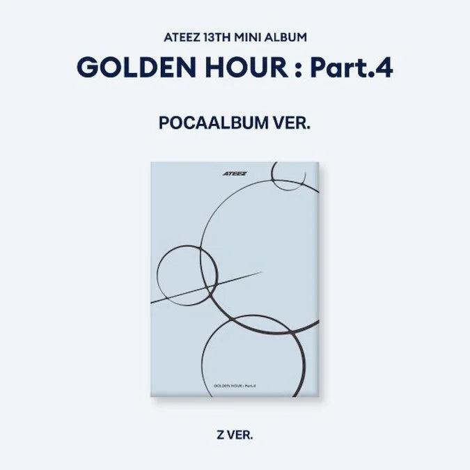ATEEZ - GOLDEN HOUR : PART.4 13TH MINI ÁLBUM [VERSIÓN POCAALBUM]