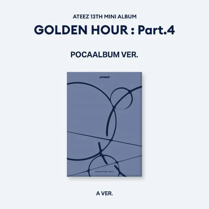 ATEEZ - GOLDEN HOUR : PART.4 13TH MINI ÁLBUM [VERSIÓN POCAALBUM]