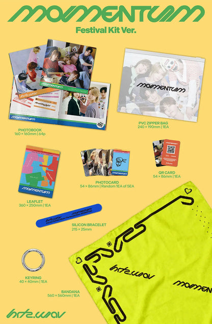 HRTZ.WAV - THE SECOND WAVE : MOMENTUM [2nd MINI ALBUM- FESTIVAL KIT VER.]
