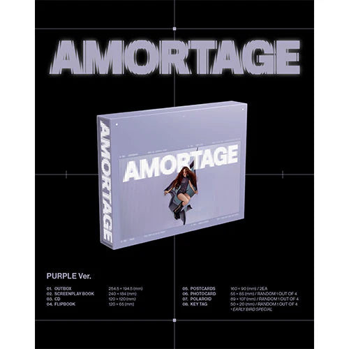 JISOO (BLACKPINK) - AMORTAGE MINI ALBUM [EXCLUSIVE EDITION VER.]