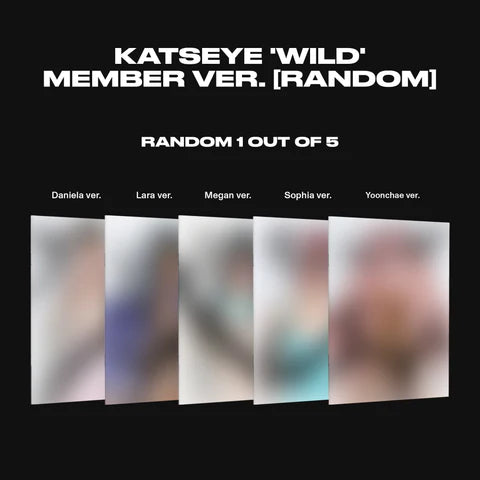 (PRE-ORDER) KATSEYE - WILD EP ALBUM  [MEMBER VER.]