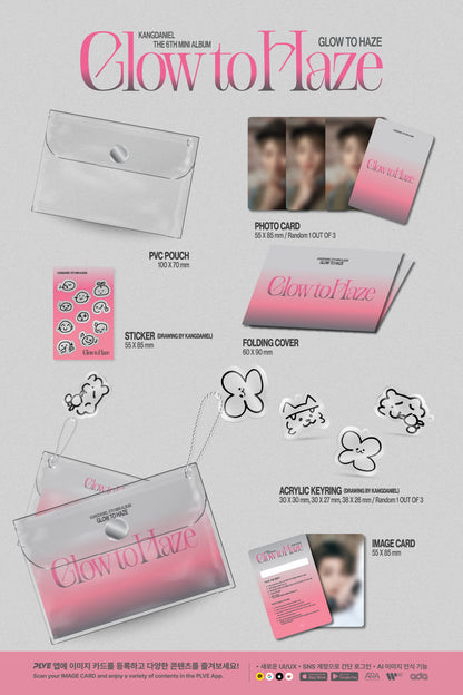 KANG DANIEL - GLOW TO HAZE 6TH MINI ALBUM [PVC POUCH VER.]