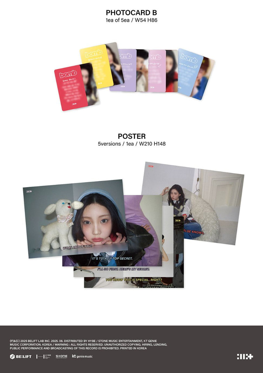 ILLIT - BOMB 3RD MINI ALBUM [GLLIT VER.]