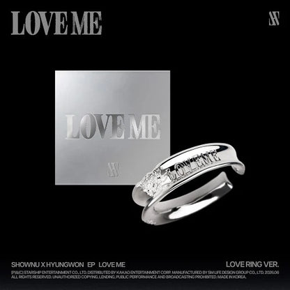 SHOWNU X HYUNGWON - LOVE ME [EP ALBUM - LOVE RING VER.]