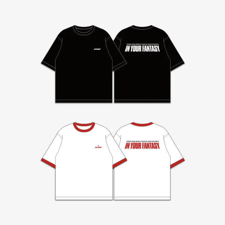 ATEEZ - IN YOUR FANTASY 2025 WORLD TOUR FROMM STORE OFFICIAL MD T-SHIRT (2ND RELEASE)